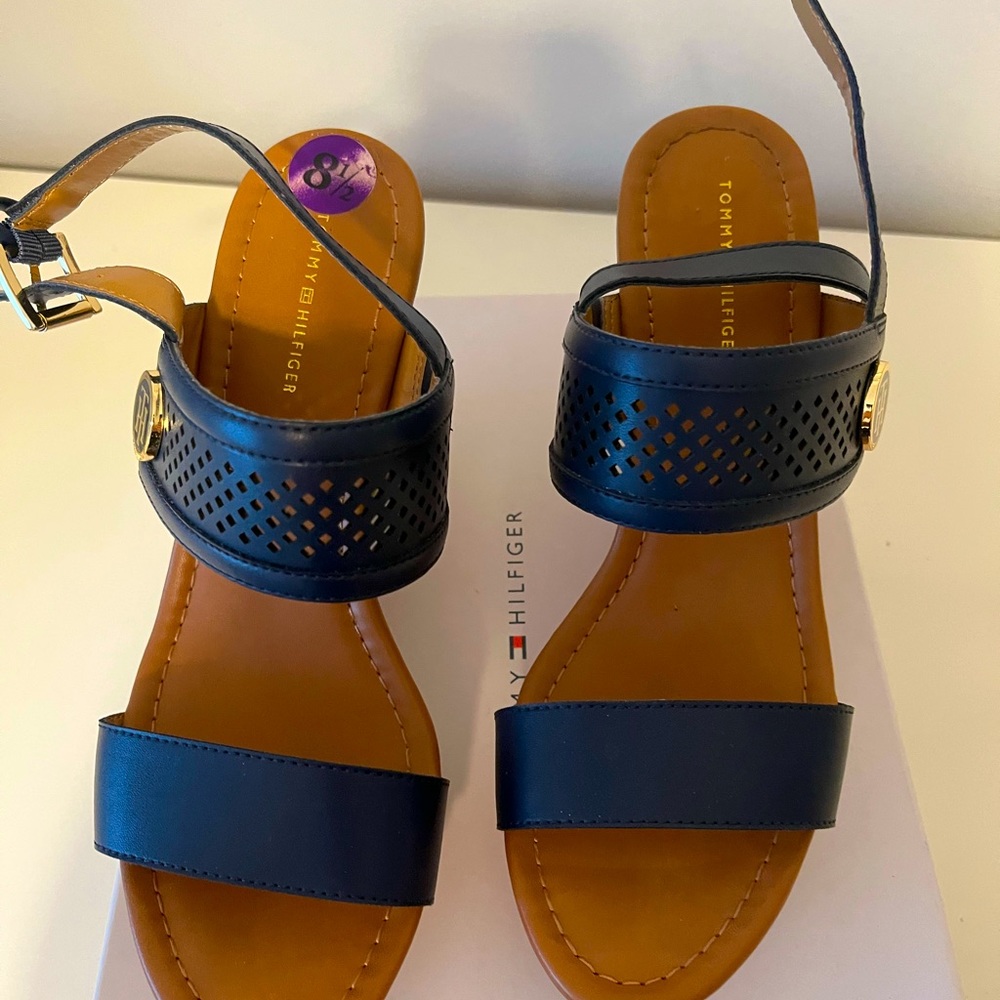 Tommy Hilfigar Navy Wedge
